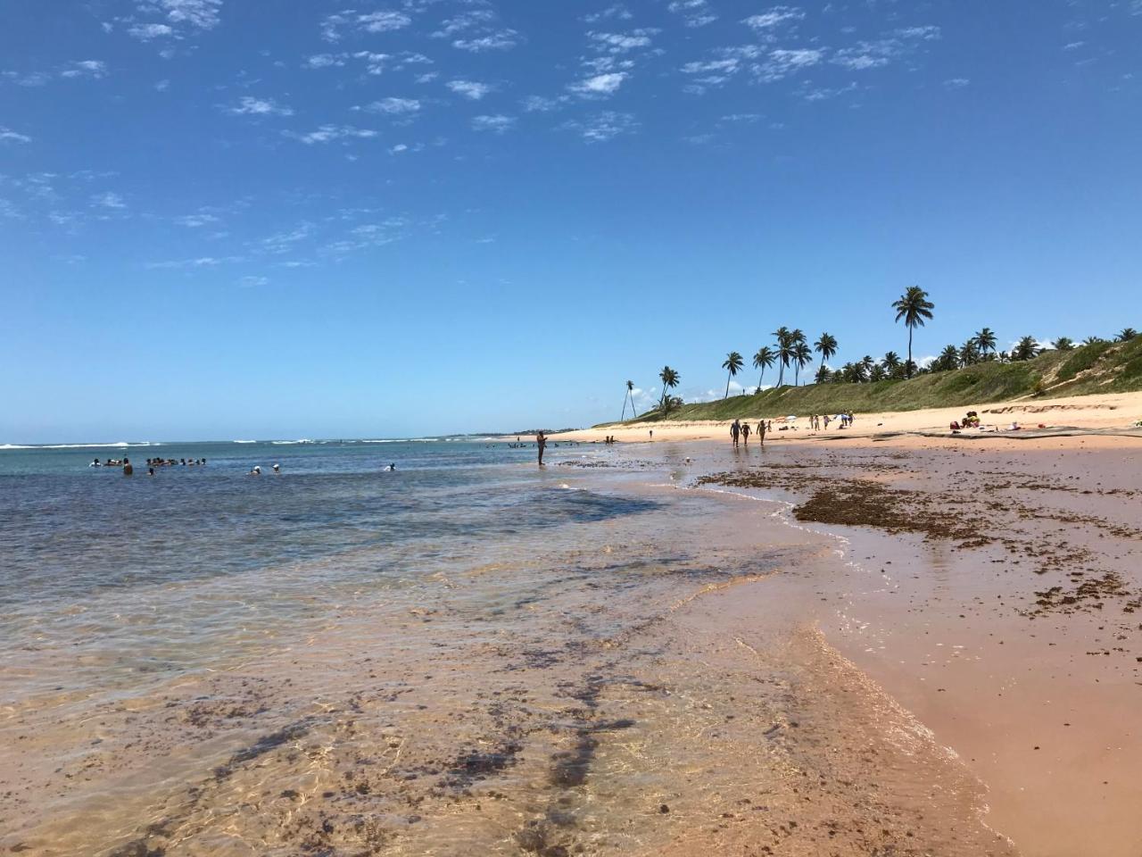 Flat Guarajuba Beira Da Praia Pe Na Areia Zewnętrze zdjęcie