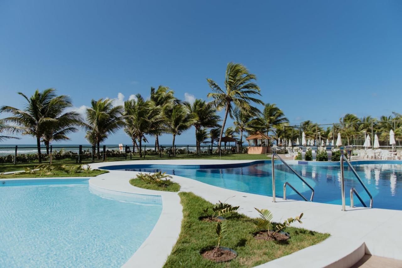 Flat Guarajuba Beira Da Praia Pe Na Areia Zewnętrze zdjęcie