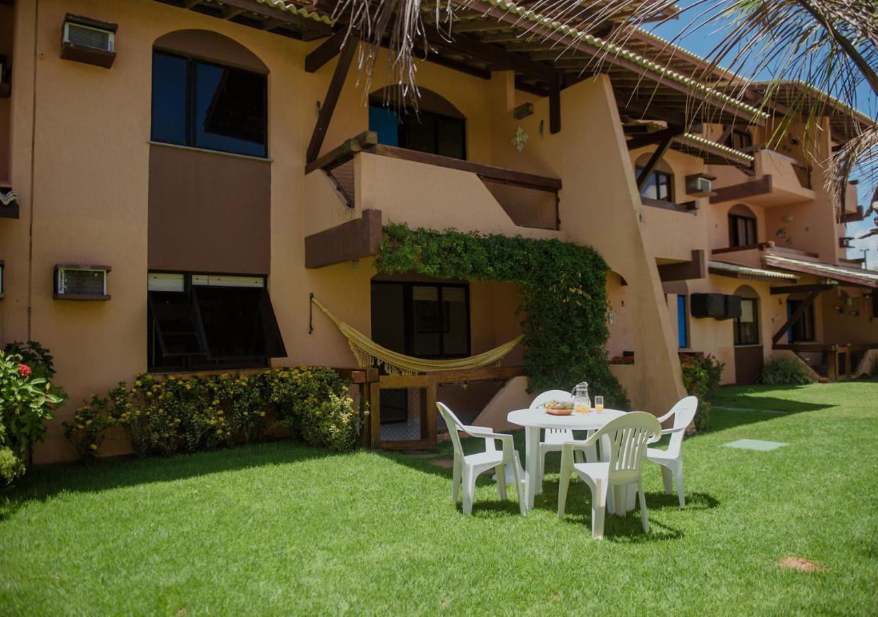 Flat Guarajuba Beira Da Praia Pe Na Areia Zewnętrze zdjęcie