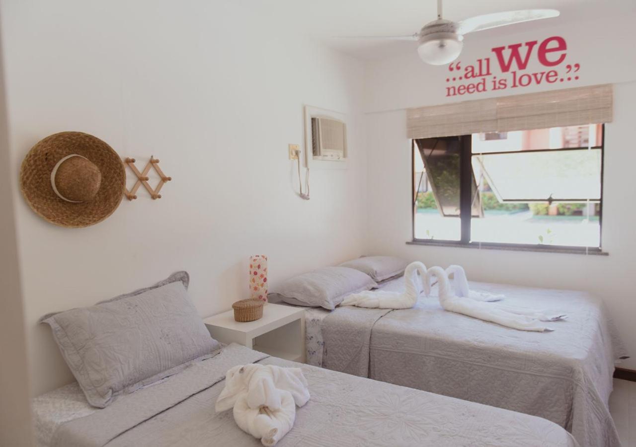 Flat Guarajuba Beira Da Praia Pe Na Areia Zewnętrze zdjęcie