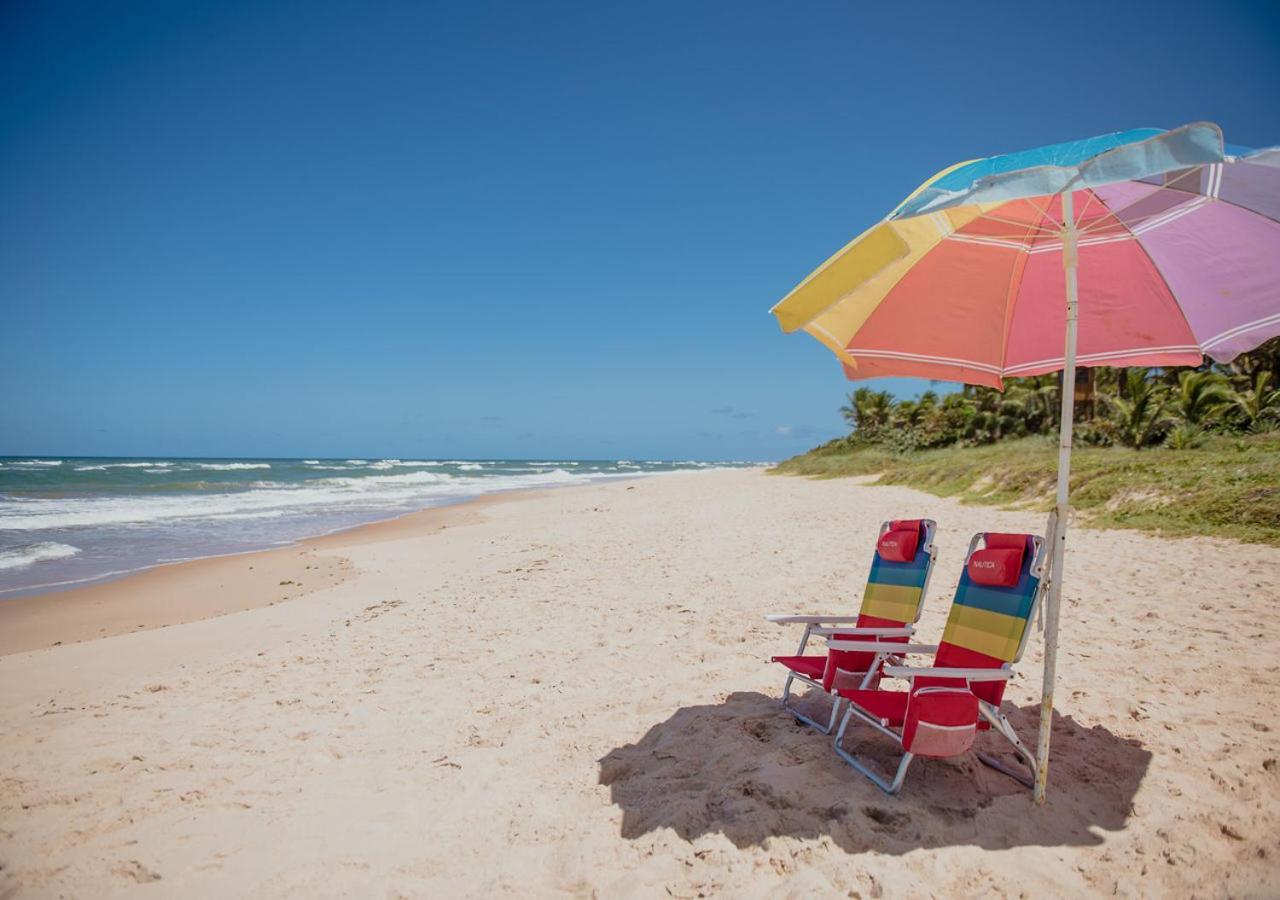 Flat Guarajuba Beira Da Praia Pe Na Areia Zewnętrze zdjęcie